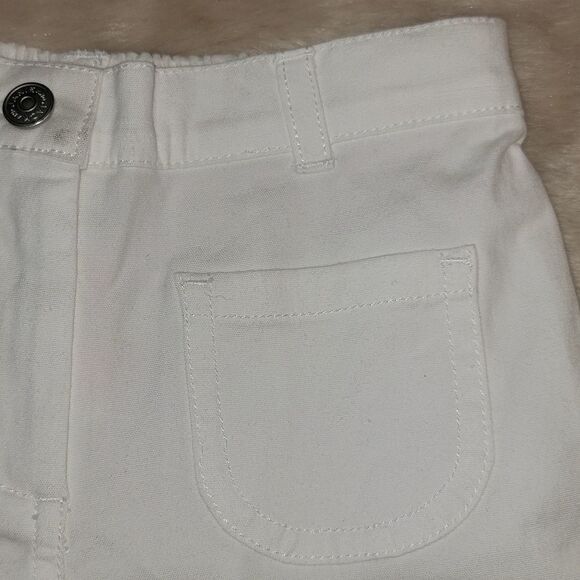 JANIE AND JACK WHITE RUFFLE HEM CAPRIS, SIZE 12-18 MONTHS, NEW! - Picture 3 of 9